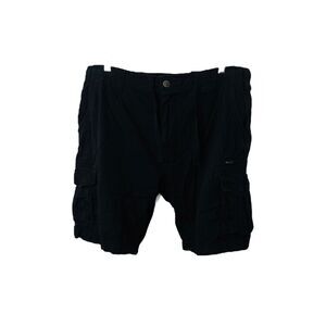 CSG Apparel Men’s Cargo Shorts Black Multi-Pocket Size 40 X 9"